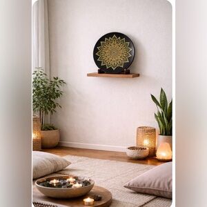 My current project live mandala painting show is now complete! With stand